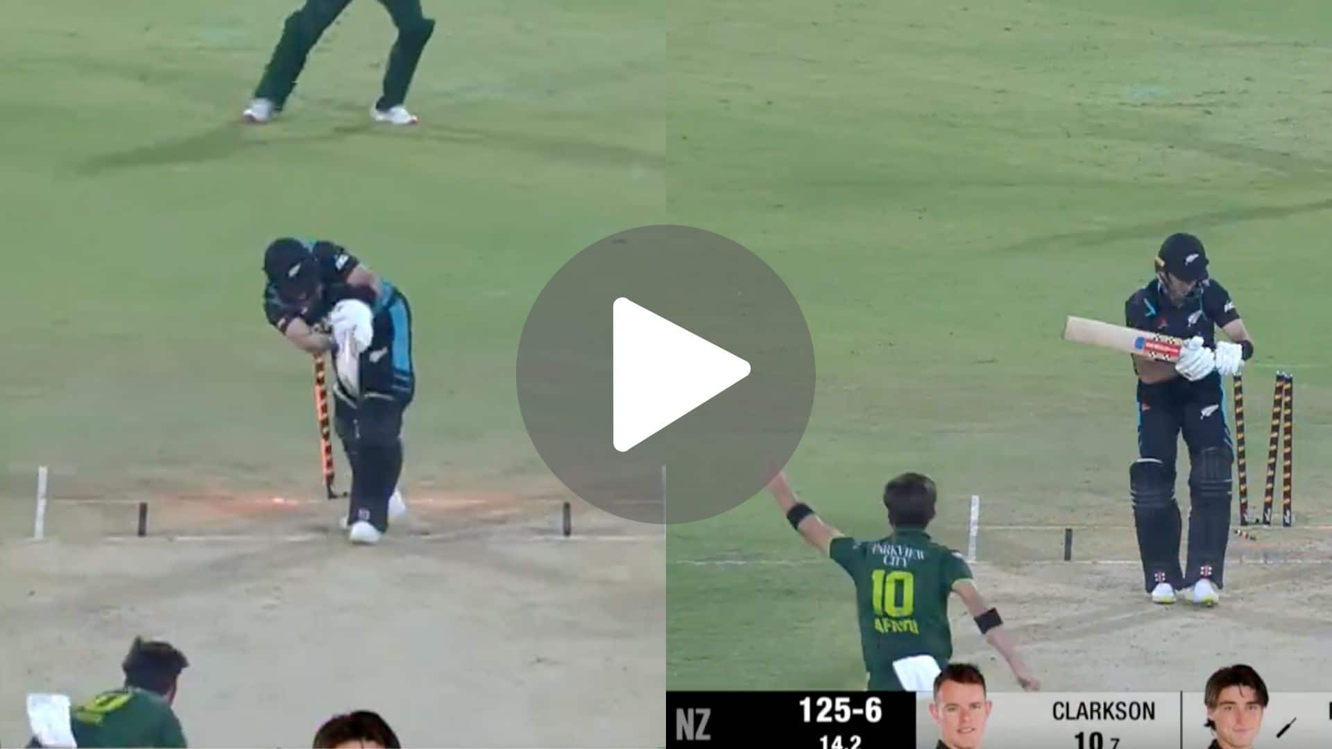 [Watch] Shaheen Afridi Gets Two In Two As His Toe-Crusher Leaves Zak Foulkes Shell-shocked